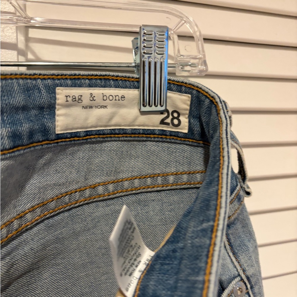 rag & bone Light Blue Denim Jeans cropped
